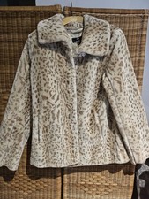 Dennis Basso Faux Fur Leopard