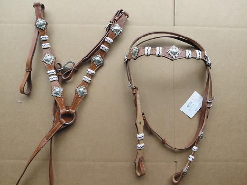 Western headstall breast - western,