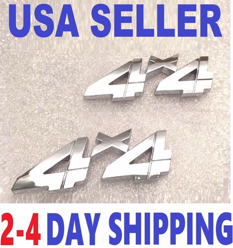 Chrome emblem 4x4 car - 2, 4