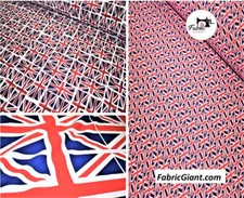100% Cotton Fabric Union Jack