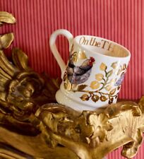 EMMA BRIDGWATER 12 DAYS OF 🎄CHRISTMAS THREE FRENCH HENS 1/2 PINT MUG - EXCL