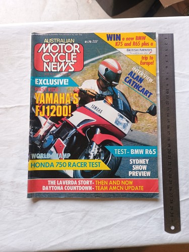 1986 motorcycle magazine - motorcycle,