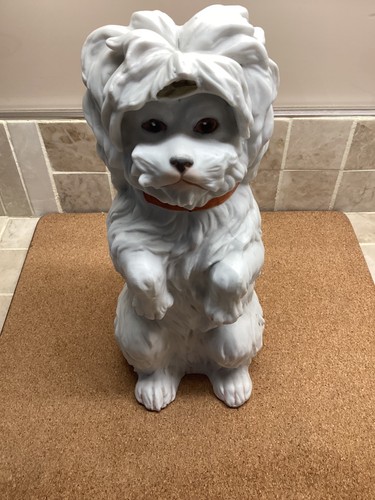 Lovely antique white maltese - antique,