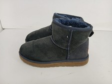 Women's Snow Boots Navy Suede