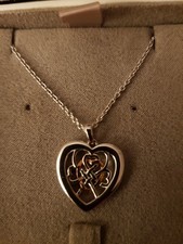 clogau heart necklace silver