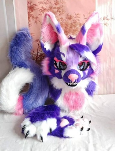 Fursuit long fur husky fox - fursuit,