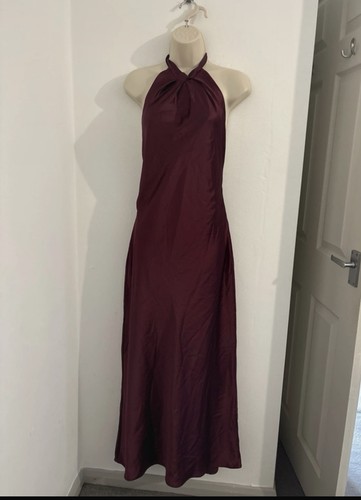 Bnwt zara satin cabernet - -,