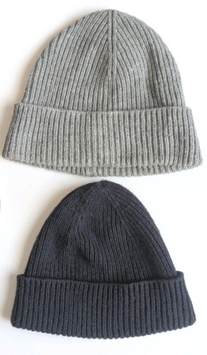 Grey knit knitted rib - knitted,