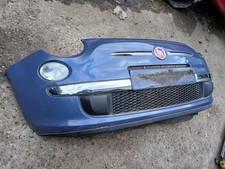 FIAT 500 2008-2015 1.2 LOUNGE FRONT BUMPER COMPLETE IN 407C BLUE ~