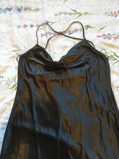 HM Size 14 Black Silky Dress