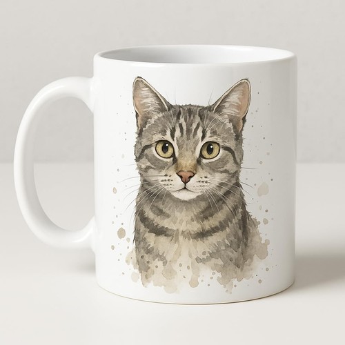 Grey tabby cat - tabby, crew