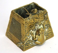 Rare antique Brass Frog table