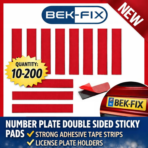 Number plate double sided - plate,