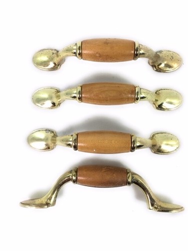 One drawer pull handle brass - one,