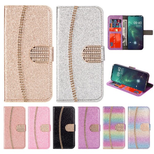 Slim bling flip wallet phone - slim,