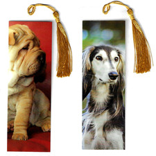Greyhound Shar Pei Bookmark