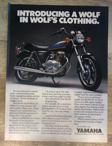 Print yamaha xs400 - ad,