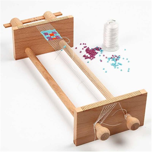 Indian beading loom wooden - indian,