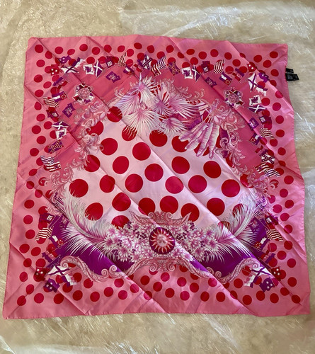 Versace silk satin square - versace,