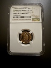 1989 GOLD HALF SOVEREIGN –