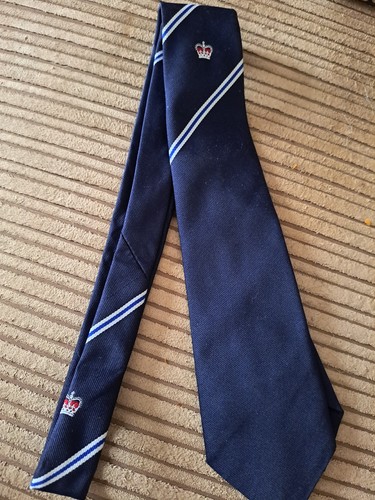 Navy tie with - st., edwards