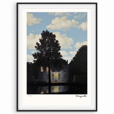 Rene Magritte Signed - The Empire of Light- Surrealism-Certificate.