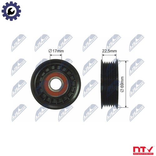 Tensioner pulley vbelt - pulley,