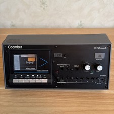Coomber 393-7 Recorder Vintage Cassette Tape Recorder Tested & Working