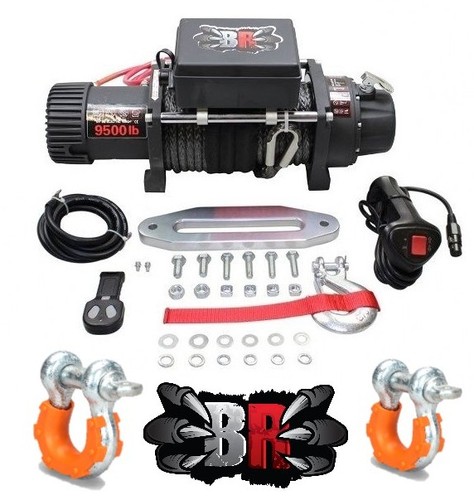 Black raptor 12v electric 9500 - black,