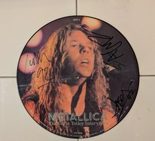 Autographed Metallica 1992