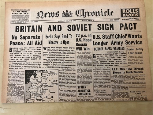 Wwii news chronicle - -,