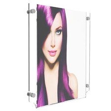Acrylic Poster Holder Photo Picture Frame Wall Menu Leaflet Display A4 A3 A2 A1