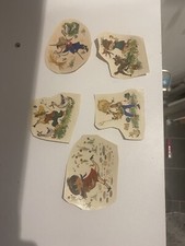 5 VINTAGE SCRAPS/transfer Decals