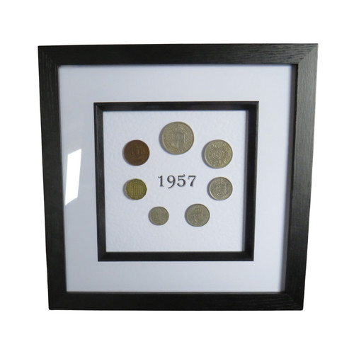 1957 luxury framed coin year - coin,