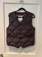 New and Unworn Timothy Everest Down Filled Burgundy Waistcoat Chest Size 40