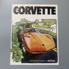 1974 Chevrolet Corvette Stingray Coupe – Original USA Brochure #2675 (Sept 1973)