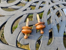 1 1/2" PAIR of antique clock