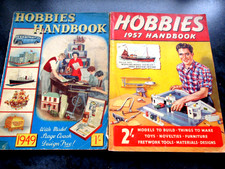 Vintage 1949 & 1957 Hobbies Handbook Magazine Retro Adverts & Articles Crafts  G