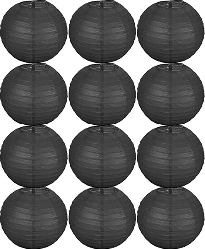 Pcs black paper - paper, lanterns