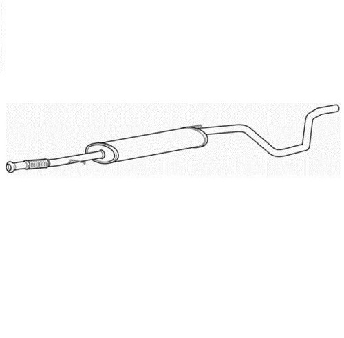 Excn3098 exhaust middle - excn3098,