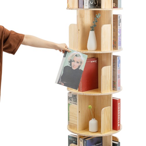 Rotating bookshelf cylindrical - rotating,