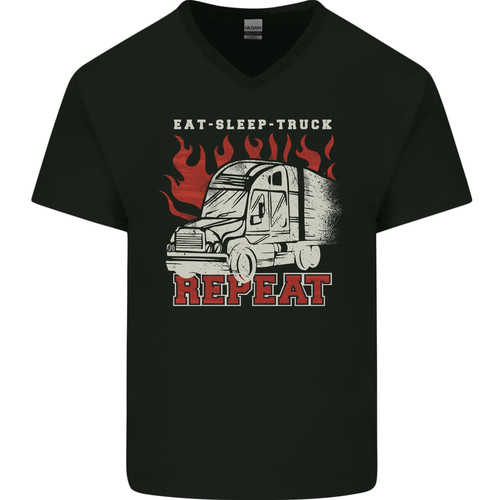Lorry driver eat - lorry,