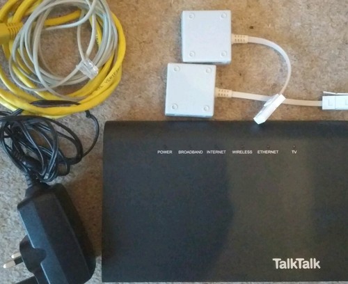 Talktalk fibre super router - fibre,