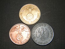 Big ww2 german coins - big,