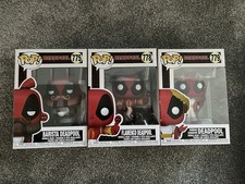 Funko Pop! Vinyl Marvel Deadpool Bundle X3. Includes Barista Deadpool