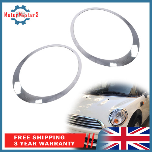 Chrome headlight trim - 2x,