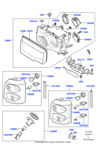 Land rover genuine xbc001321 - rover,