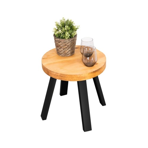 Round side table with - round,