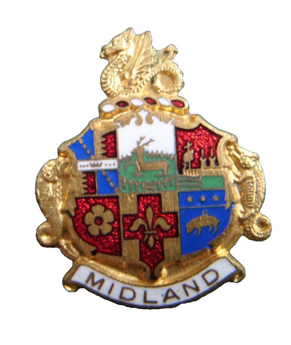 Midland railway crest - crest, vintage