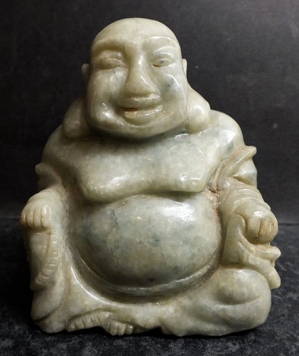 Buddha jade carved - jade, statue